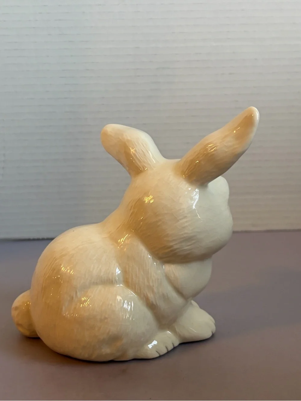 Vintage 1984 Ceramic Bunny Figurine